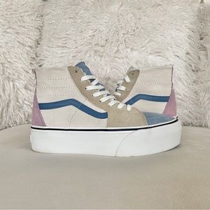Sherpa Lined Vans Sk8 hi stackform water repellent platform